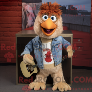 Mascotte de poulet au...
