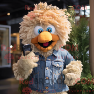 Mascotte de poulet au...