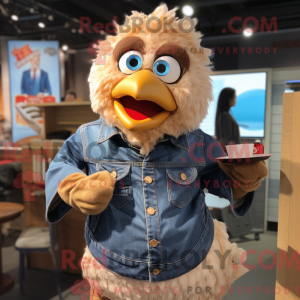 Mascotte de poulet au...