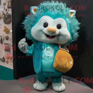 Teal Hedgehog mascotte...