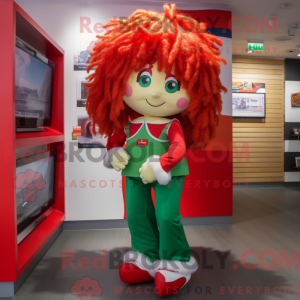 Red Irish Flag maskot...