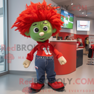 Rødt irsk flagg maskot...