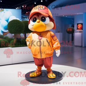 Peach Mandarin maskot...