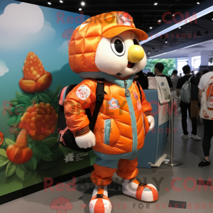 Peach Mandarin maskot...