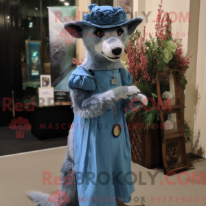 Blue Thylacosmilus mascot...