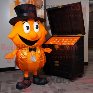 Postava maskota Orange...