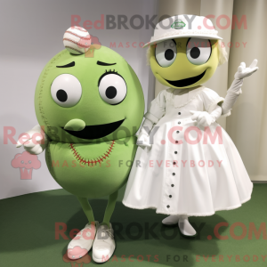 Oliven Baseball Ball maskot...