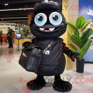 Sort Sushi maskot kostume...