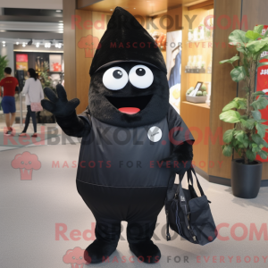 Preto Sushi máscara com...