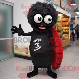 Preto Sushi máscara com...
