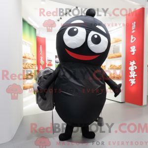 Preto Sushi máscara com...