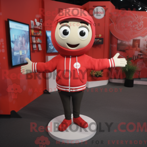 Red Plate Spinner maskot...