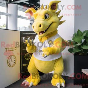 Citroengeel Triceratops...