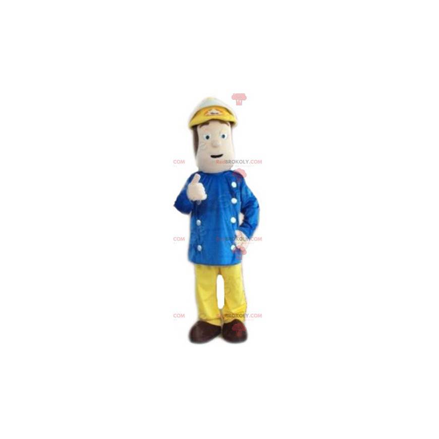 Seaman captain man mascot - Redbrokoly.com