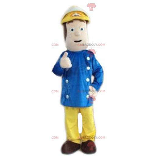 Seaman captain man mascot - Redbrokoly.com