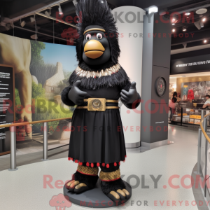 Postava maskota Black Chief...