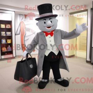 Maskotkostymekarakter Grey...
