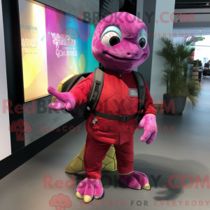 Disfraz de mascota Magenta...