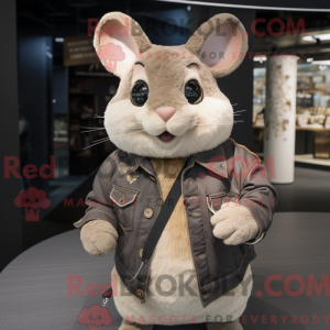 Tan Chinchilla mascot...
