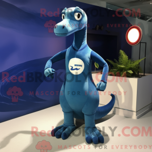 Navy Diplodocus maskot...