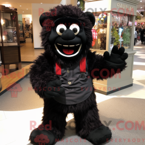 Black Candy mascot costume...