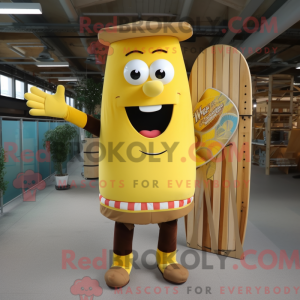 Yellow Chocolate Bar mascot...
