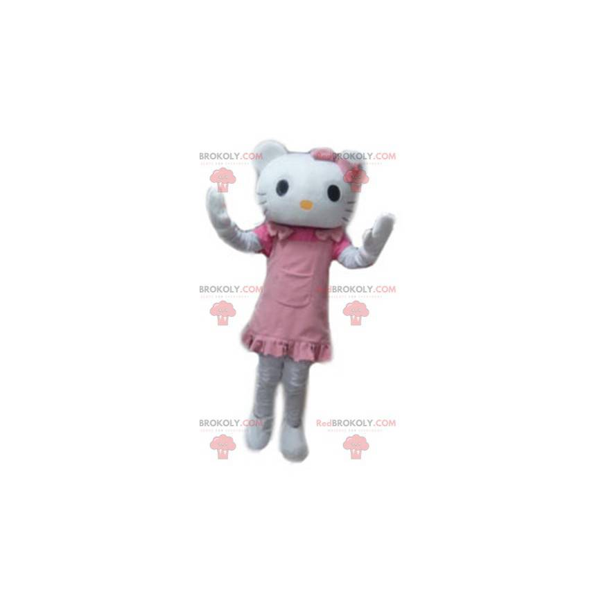 Mascotte Hello Kitty célèbre chat blanc de dessin animé -