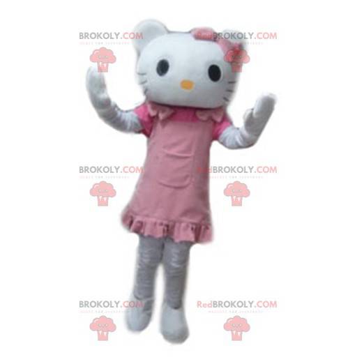 Mascotte Hello Kitty célèbre chat blanc de dessin animé -