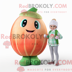 Pfirsichmelone Maskottchen...