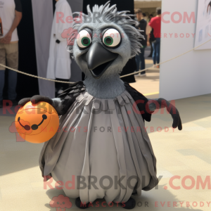 Maskottchenkostüm Gray Crow...