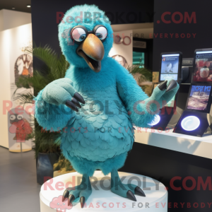Turkis Dodo Bird maskot...