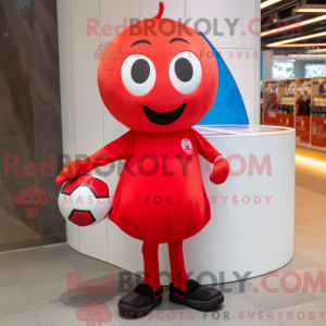 Maskotka Red Soccer Ball...