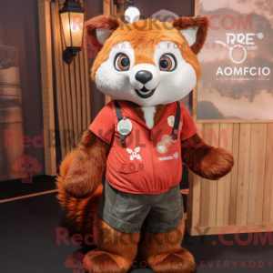 Disfraz de mascota Rust Red...