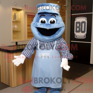 Blue Bbq Ribs mascot...