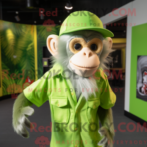 Limegrønn Capuchin Monkey...