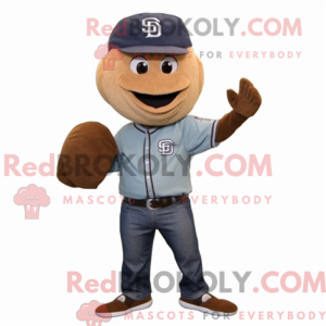 Brun baseball bold maskot...