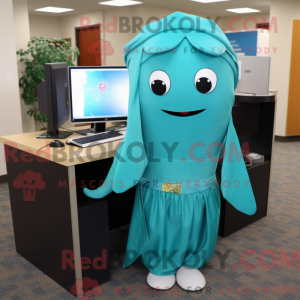 Turkis computer maskot...