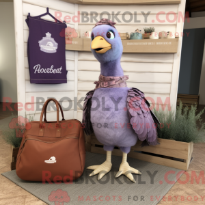 Lavendel Fasan Maskot Drakt...