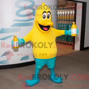 Teal Bottle Of Mustard...