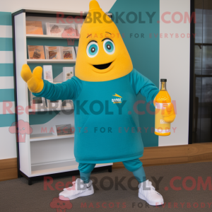 Teal Bottle Of Mustard...