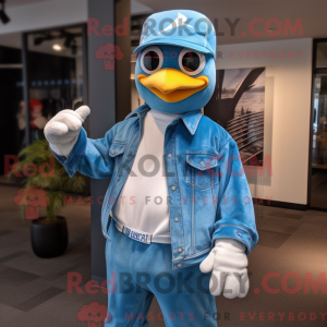 Disfraz de mascota Sky Blue...
