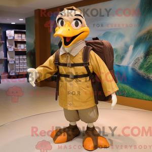Tan Ganzen mascottekostuum...