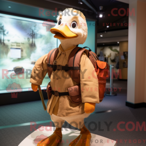 Maskottchenkostüm Tan Geese...