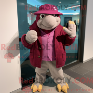 Magenta Turtle maskot...
