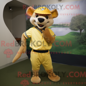 Personaggio mascotte giallo...
