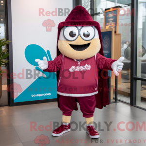 Maroon Tacos Maskottchen...