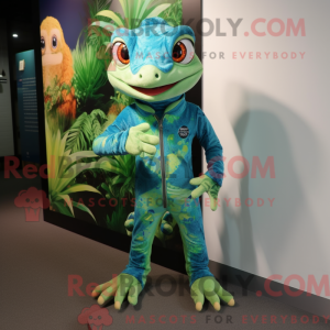 Gekko s mascotte kostuum...