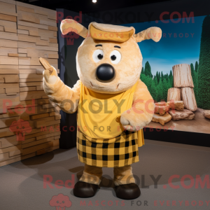 Gold Beef Wellington mascot...