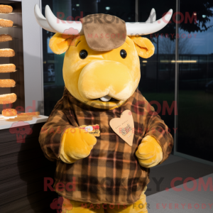 Personaggio mascotte Gold...