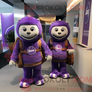 Maskotka Purple Alliance...